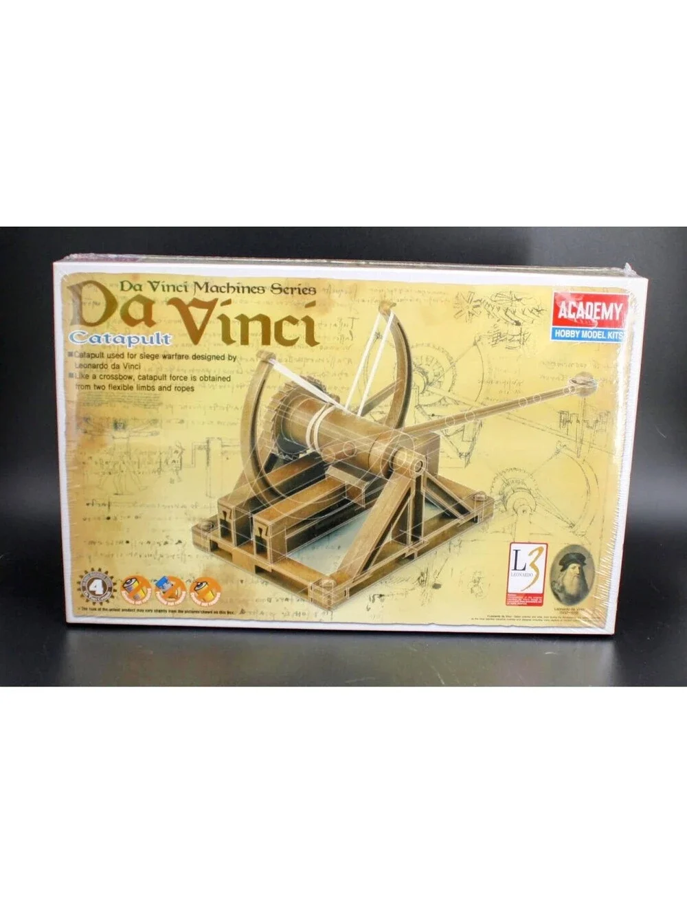 7 Academy Da Vinci Machines Series Model Kits Leonardo L3 Sealed
